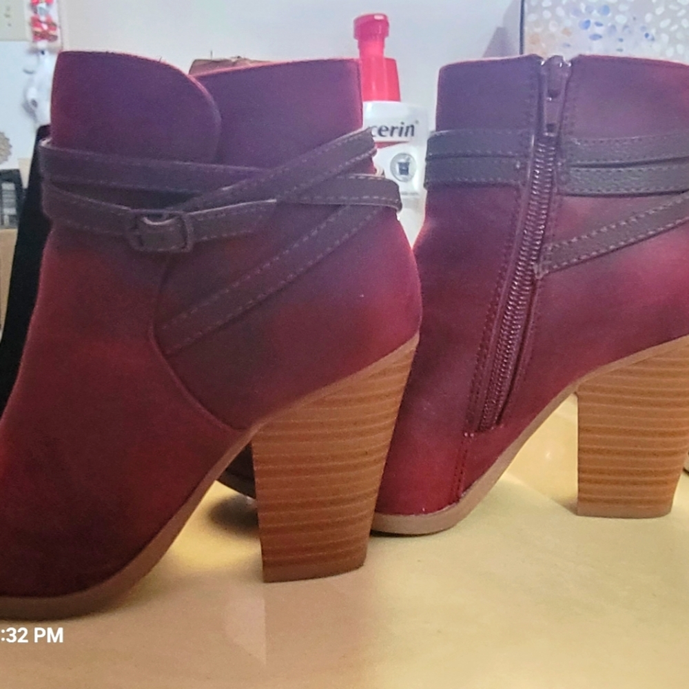 Faux Leather Booties